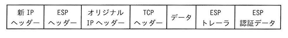 IPv4におけるIPsecのデータ形式